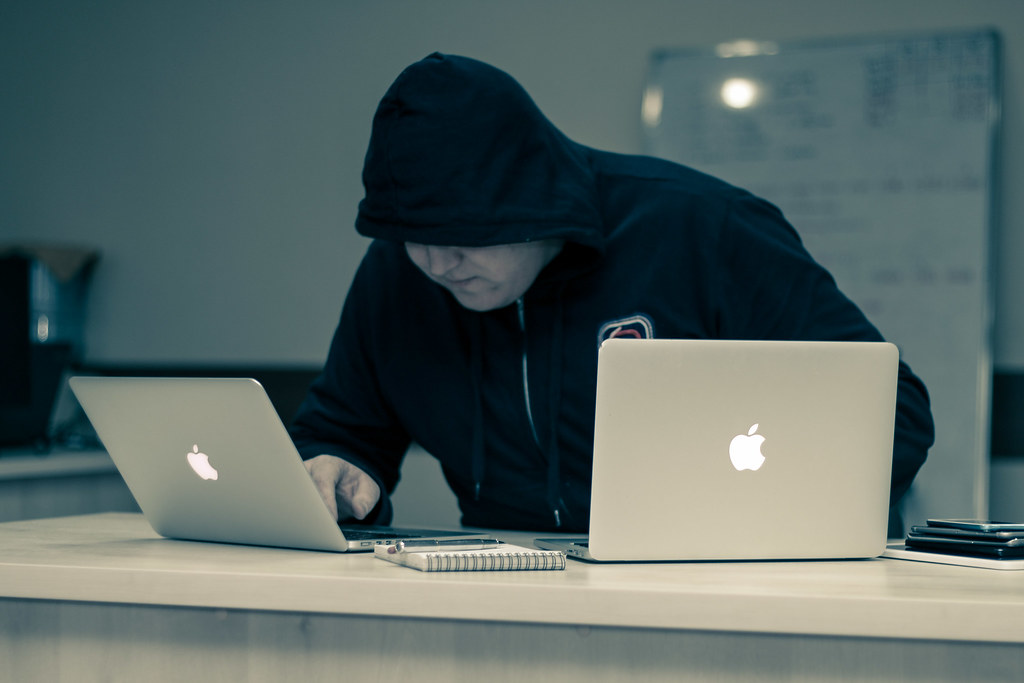 A Hacker on two MacBooks