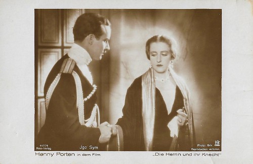 Henny Porten and Igo Sym in Die Herrin und ihr Knecht (1929)