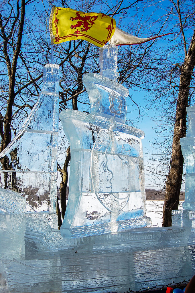 Ice Sculpture of the Half-Moon
