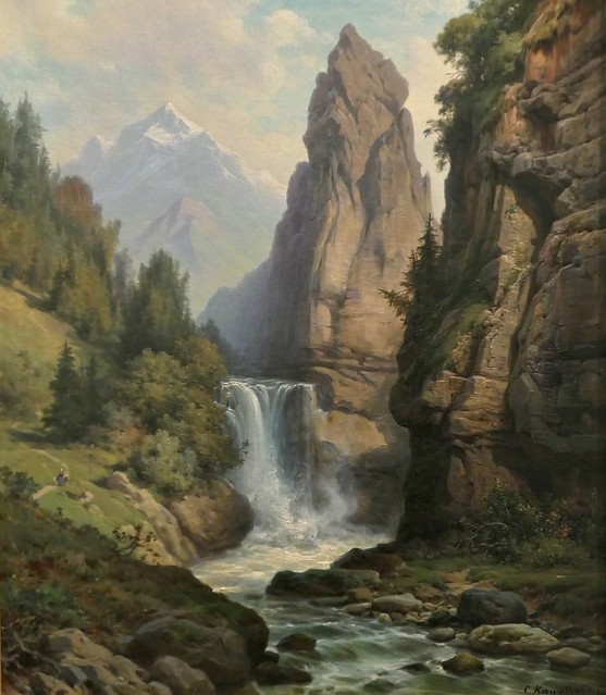Museo Muñoz Sola - Tudela - 20 - Waterfall - 1880 ca