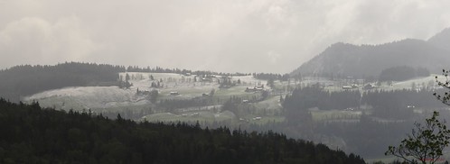 puch bei hallein tennnengau royal salzburg austria österreich chpflügl chpfluegl christian schnee snow frühling spring hugin panorama panoramic view