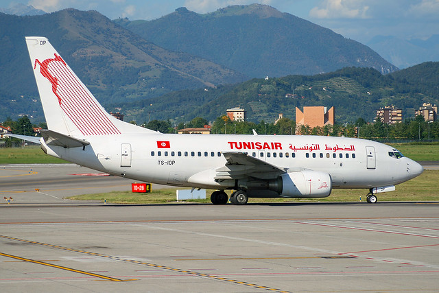 Tunisair - Boeing 737-6H3 TS-IOP @ Milan Bergamo