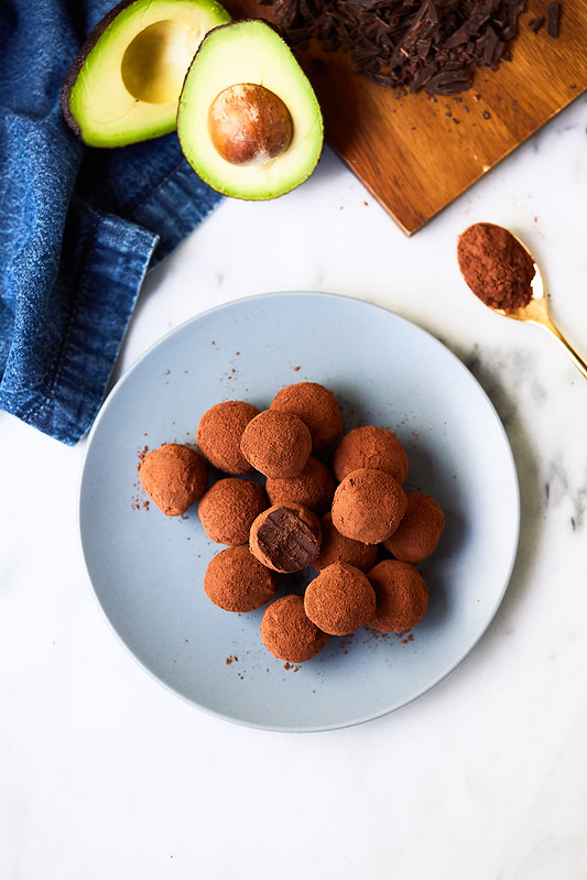 3-Ingredient Dark Chocolate California Avocado Truffles