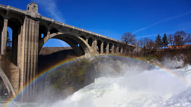 Spokane River Lower Falls, Spokane, Washington