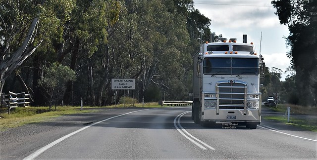Kenworth out on the Western Highway near Ararat