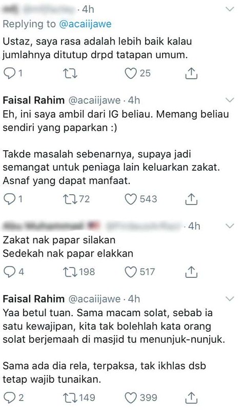 Aliff Syukri Tunjuk Resit Zakat Rm52K, Nampak Riak Tapi Masih Dipuji Netizen