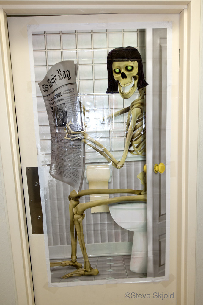 Skeleton Bathroom Break