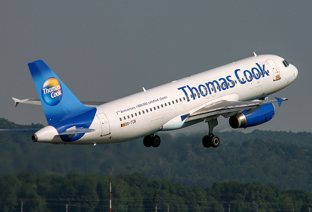 OO-TCB Airbus A320 Thomas Cook  @ Eurospot / LDE 2004