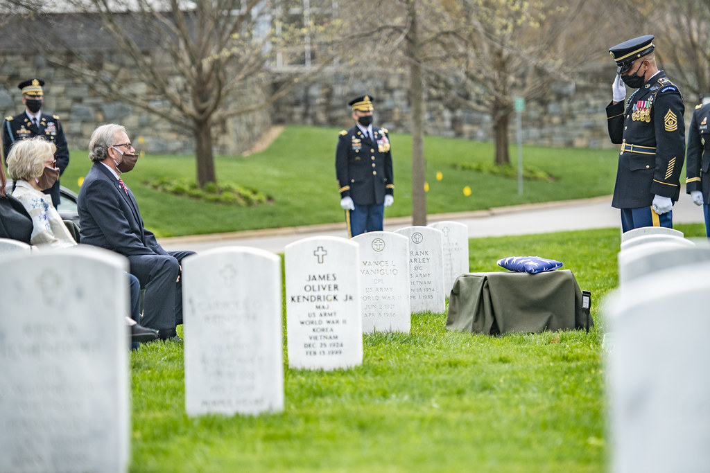Second World War veteran Norman Irwin's funeral held today