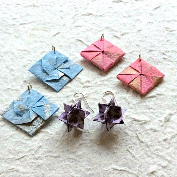 Origami Earring Tutorials