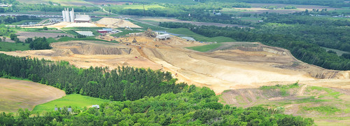 wi wisconsin fracsand fracsandmining mine mining upstream silica silicasand sand land aerial lighthawk proppants hicrush whitehall independence infrastructure fracsandprocessing processing