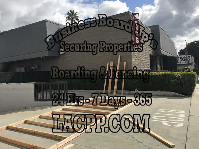 los angeles fast business board up