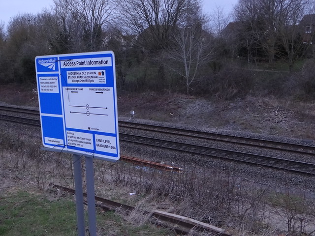 Haddenham Station site, Buckinghamshire.