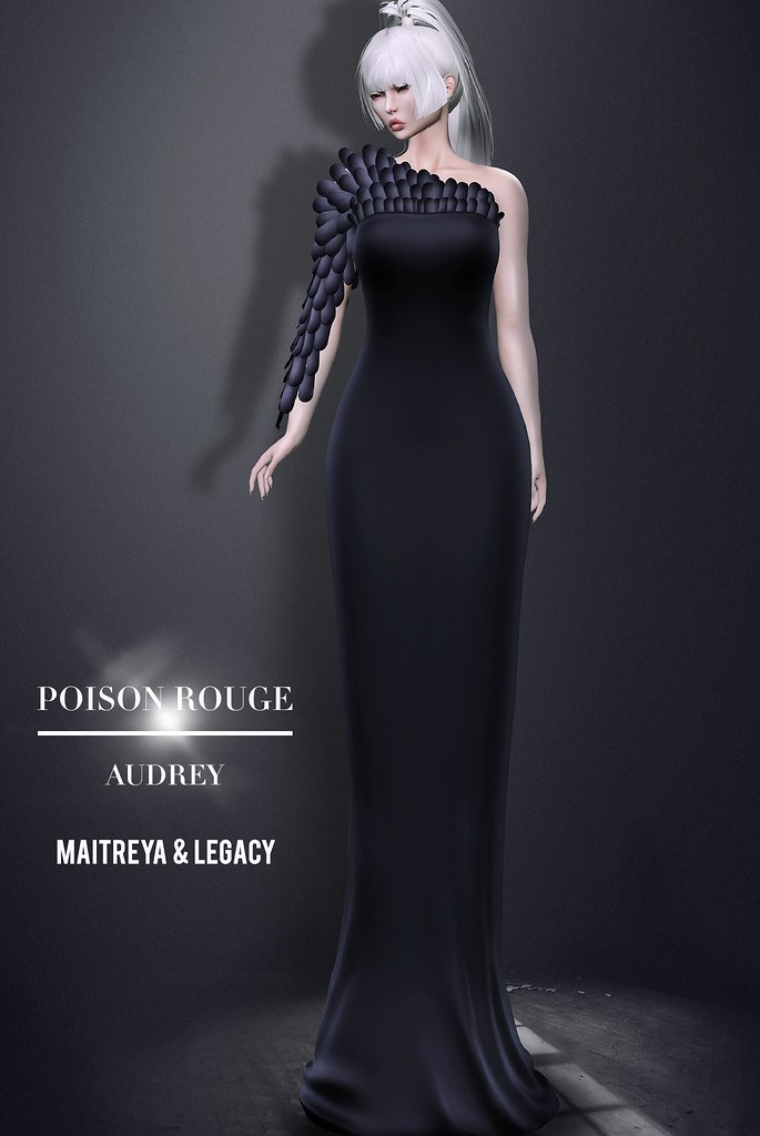 POISON ROUGE Audrey Petal Dress