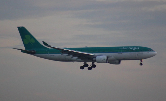 AER-LINGUS EI-LAX  Airbus A330-202 arrival at Chicago ORD USA from Dublin DUB Republic of Ireland