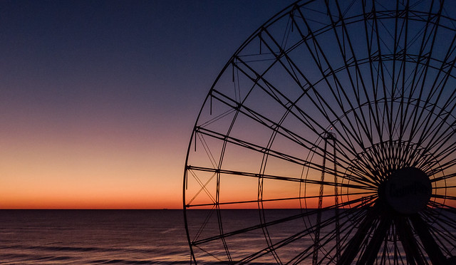 sunrise ferris wheel