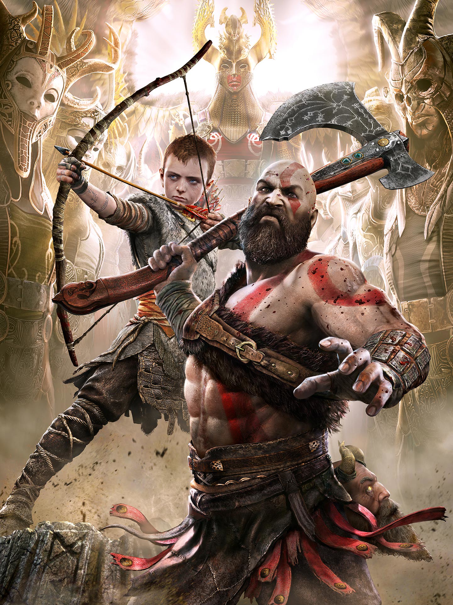 Every time Kratos uses Spartan Rage to save himself or Atreus his enemy  doesn't know what is happening. They are suprised about Kratos' ability :  r/GodofWar