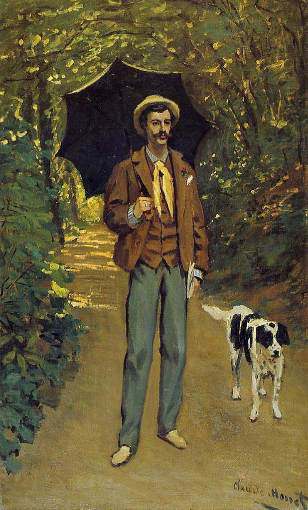 Portrait de Victor Jacquemont au parasol (C Monet - W 54)