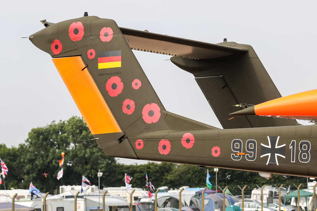 99+18 German Air Force North American OV-10B Bronco RIAT2018 Air Tattoo