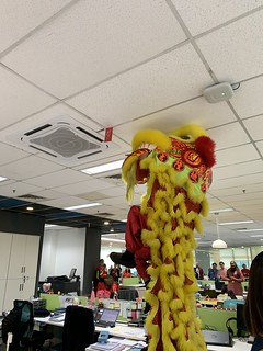 CNY Lion Dance @ Office, BS