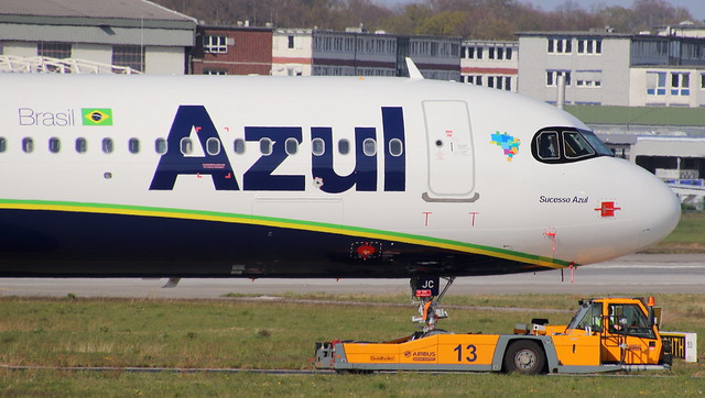 Azur Brasil, D-AYAY, Reg. PR-YJC, MSN 9366,Airbus A 321--251NX, 16.04.2020,  XFW-EDHI, Hamburg Finkenwerder (Named: Sucesso Azul)