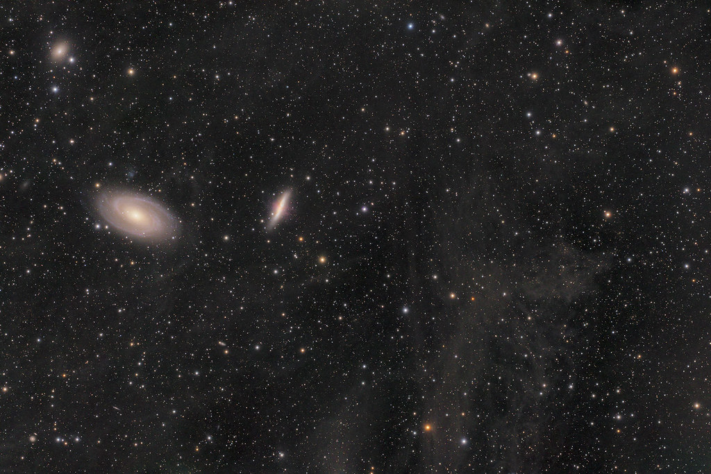 M81 & 82 with integrated flux nebula