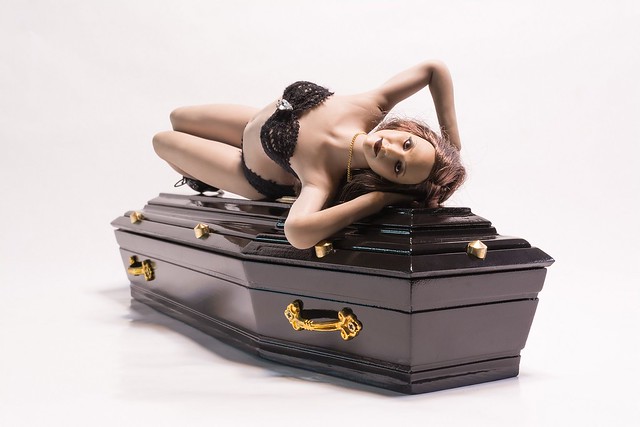 Black coffin