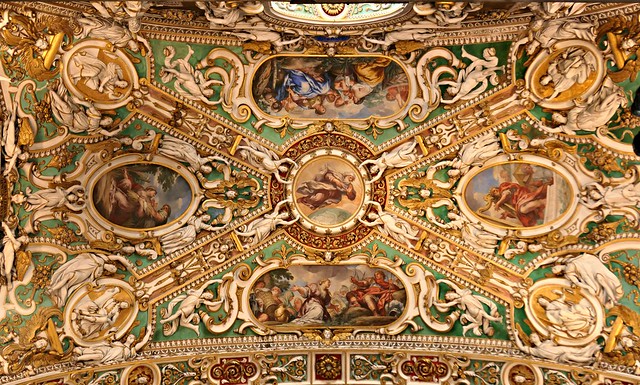 Begamo - Basilica di Santa Maria la Maggiore - 10 - Ceilings - 17th century