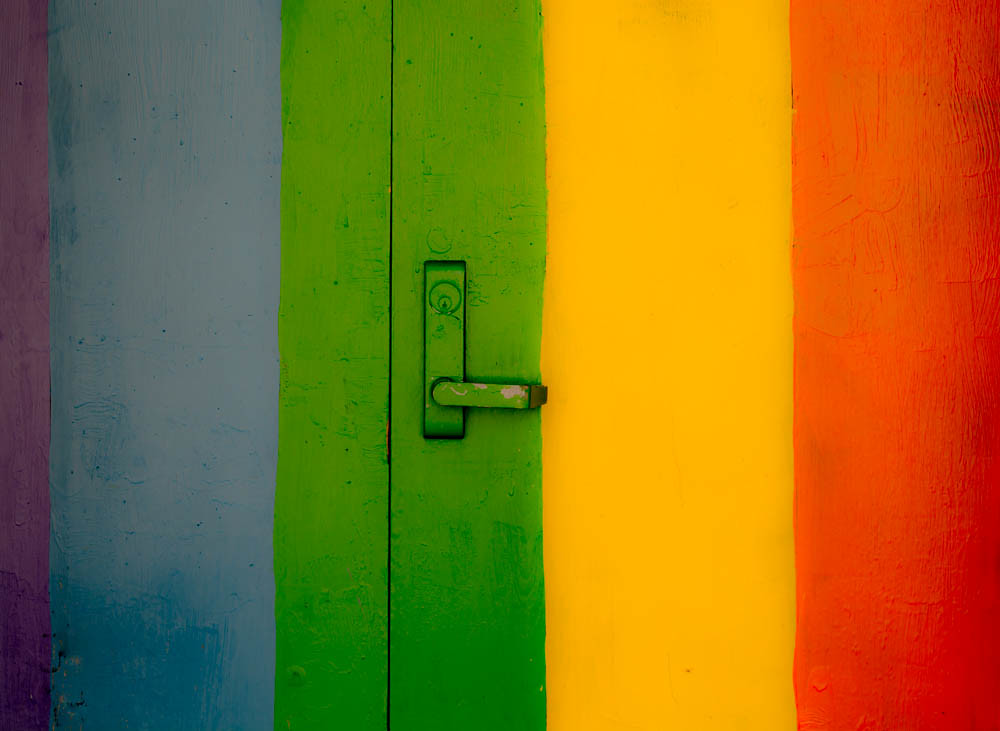 Rainbow door. | Interesting Allie Door. | Omygodtom | Flickr