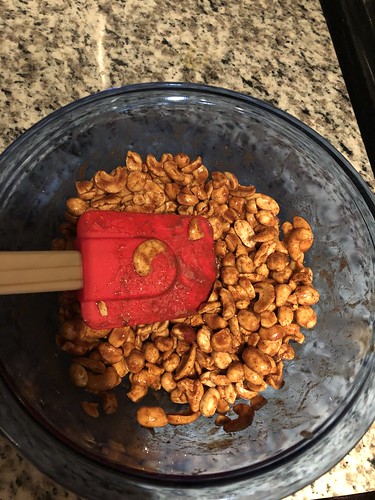 Homemade spiced nuts