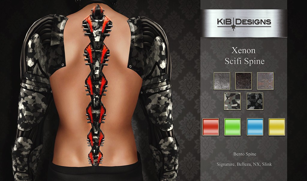 KiB Designs - Xenon Scifi Spine @Aenigma Event