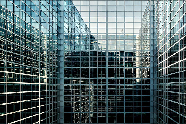 Glass and steel