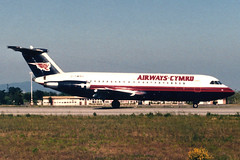 Airways International Cymru BAC 1-11 304AX G-YMRU GRO 29/06/1987