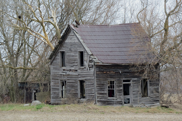 An abandoned homestead in Finch, Ontario