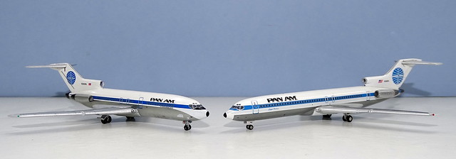 Pan Am Boeing 727-100 and 200