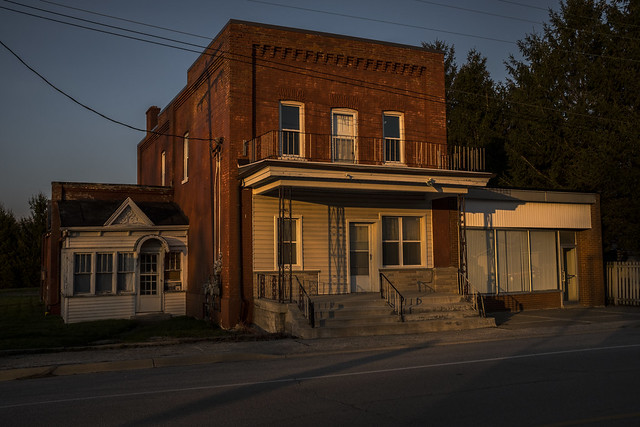 Old Building At Golden Hour. Paincourt, ON.