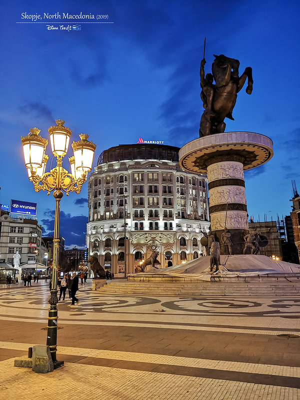 2019 North Macedonia Skopje Macedonia Square