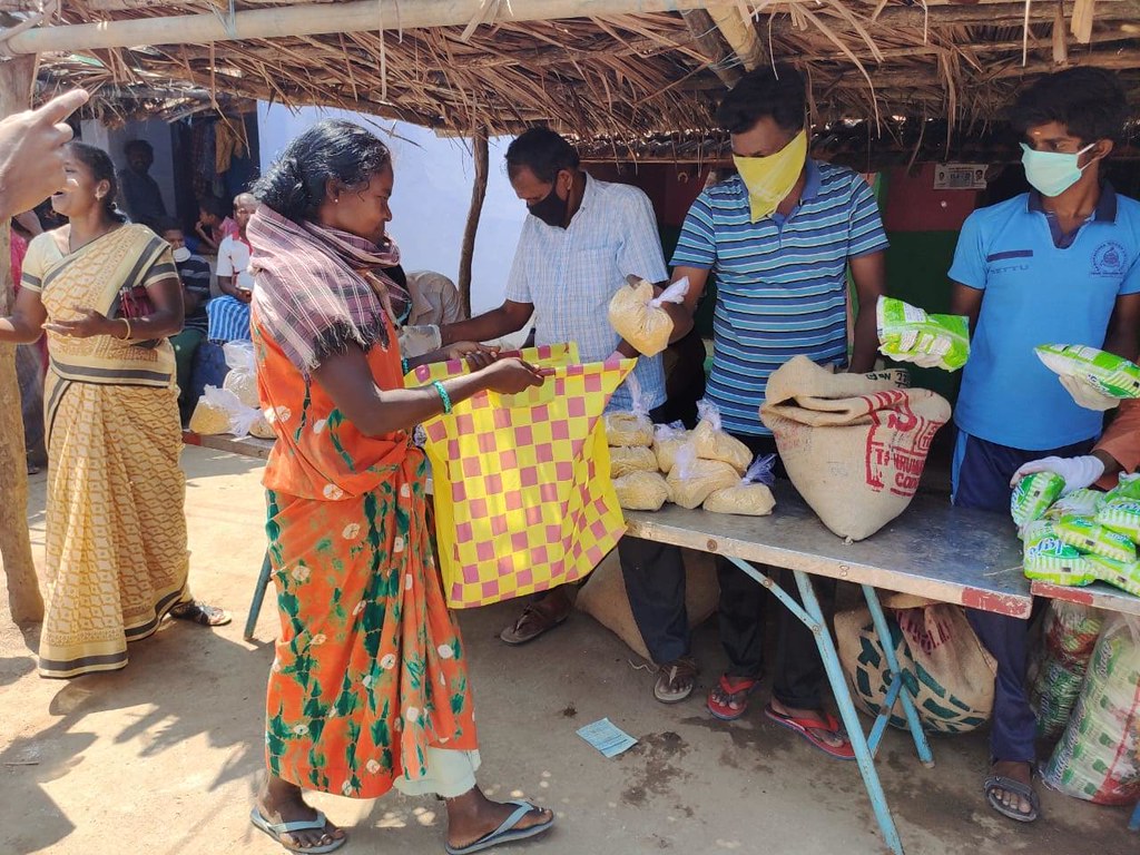 COVID-19 Relief Services by Ramakrishna Mission Vidyalaya, Coimbatore, April 2020