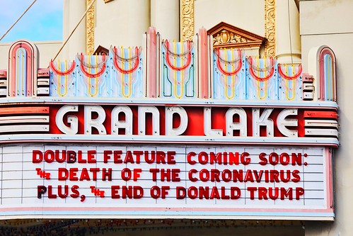 My Local Liberal Movie Theater Doesn’t Like Corona Virus or Donald Trump