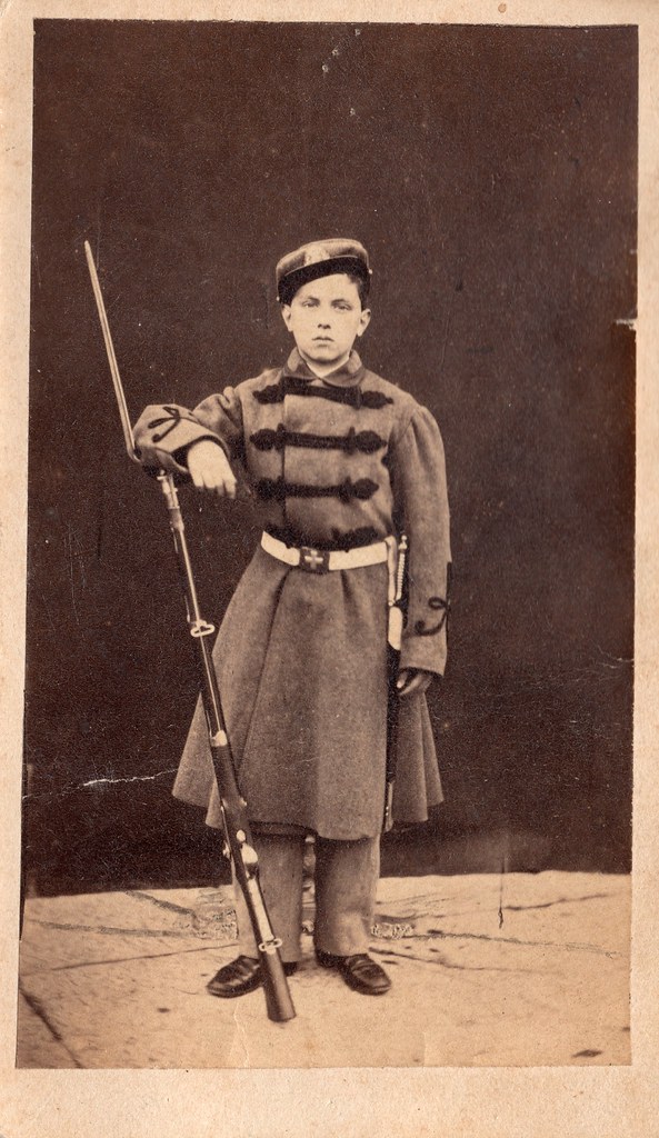 Cadet with rifle by A. Solazzi & R. Paoletti | Cdv of a youn… | Flickr