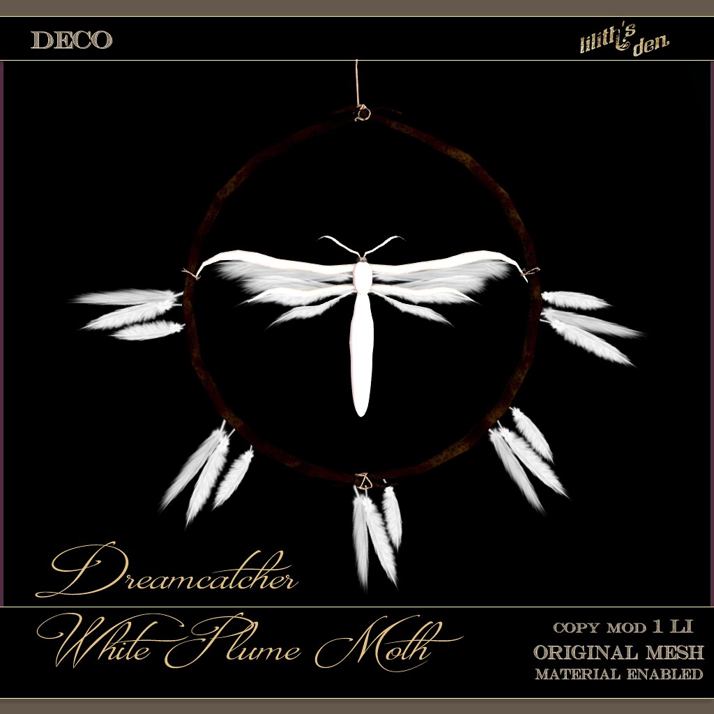 FF 2020 RFL: Lilith’s Den – Dreamcatcher White Plume Moth Kopie