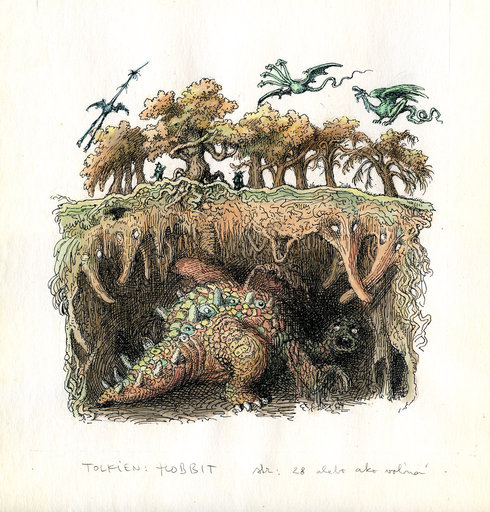 Peter Klucik -The Hobbit, Illustration 19