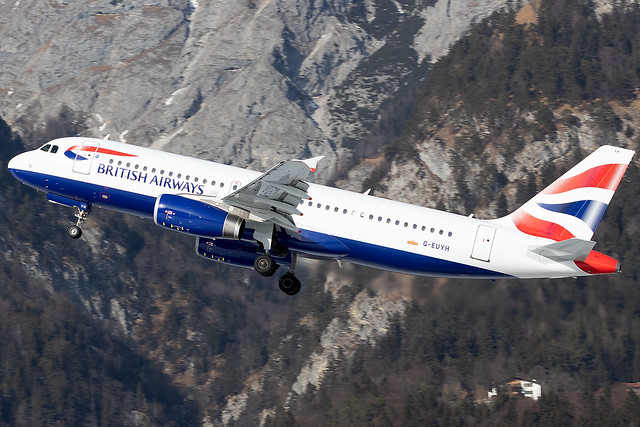 G-EUYH British Airways A320-200 Innsbruck