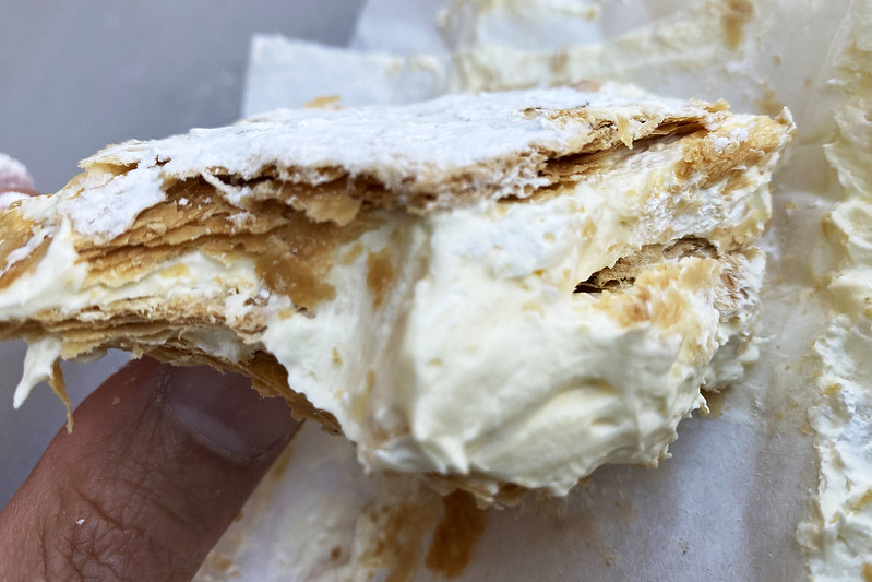 Vanilla slice: Knights Bakehouse, Castle Hill