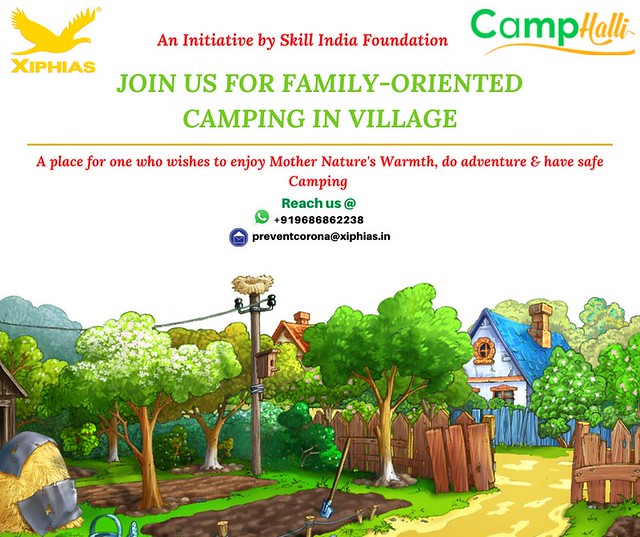 Join us for family oriented comping in village