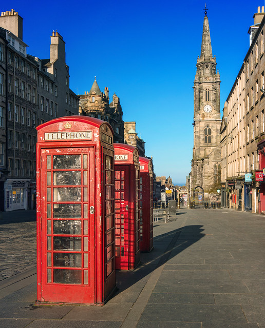 Edinburgh - Royal Mile Phone Booths