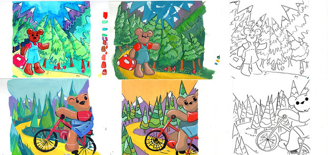 OCA - working for children illustrations