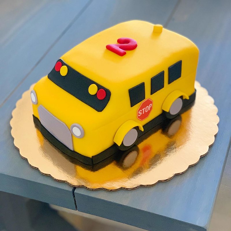 School Bus Cake by Connie's Cakerie