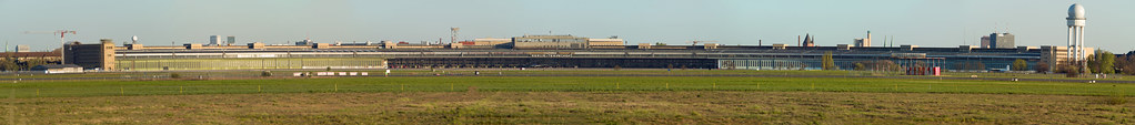 Berlin Flughafen THF Tempelhof 21.4.2020 Panorama