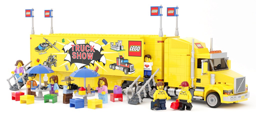 LEGO Truck Show | A bit elaborate version of set 400002… | Flickr